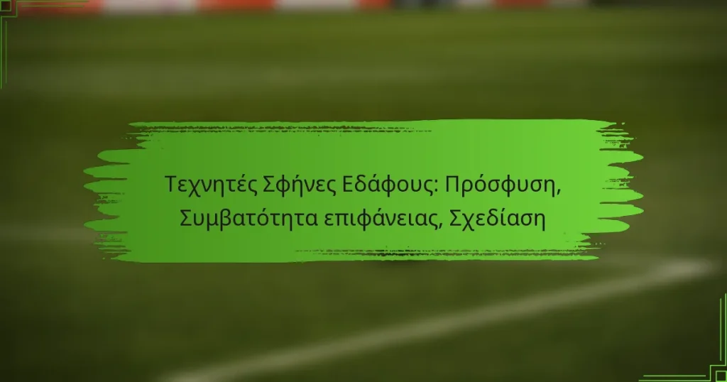 Τεχνητές Σφήνες Εδάφους: Πρόσφυση, Συμβατότητα επιφάνειας, Σχεδίαση